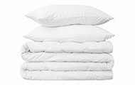 Stack of two pillows
