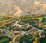 Coachella valley aerial view