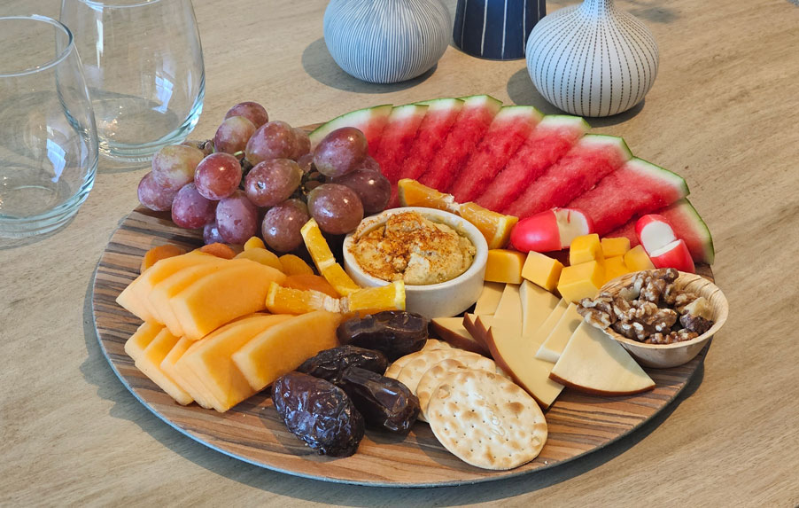 Cheese Fruit and Nut Platter