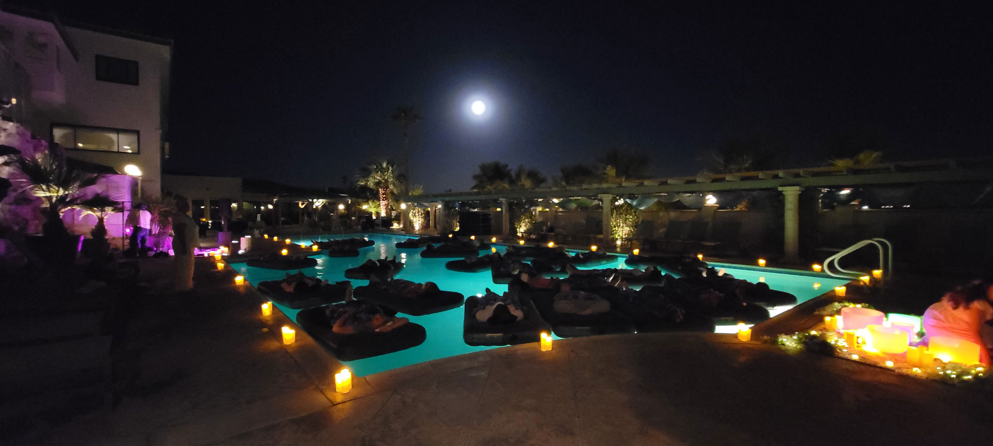 Good Vibes Sound Bath Azure Palm Hot Springs Resort & Day Spa Oasis