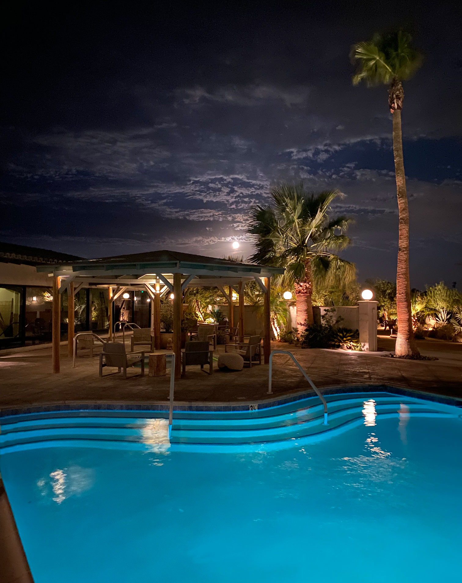 Pools & Spas in the Moonlight
