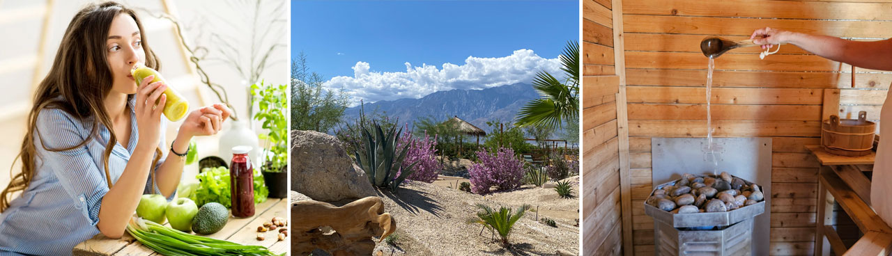 Juicing, The Desert, Spa Detail