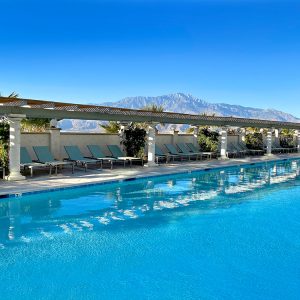 100' X 40' mineral spring water swimming pool, the largest mineral water pool in Southern California