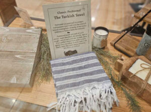 Turkish Towels available in the Azure Palm Hot Springs Boutique