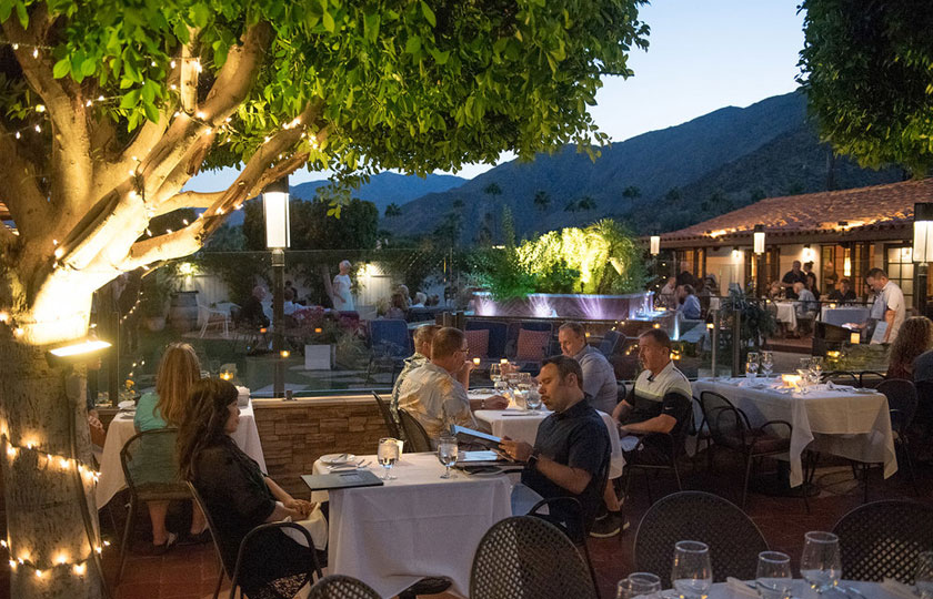 Copley's local to Azure Palm Hot Springs Resort