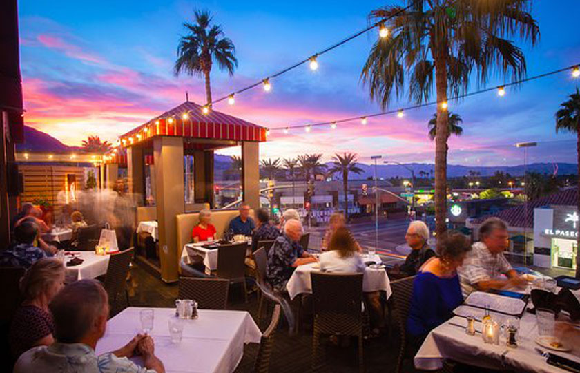 Pacifica Seafood Restaurant in Palm Desert local to Azure Palm Hot Springs