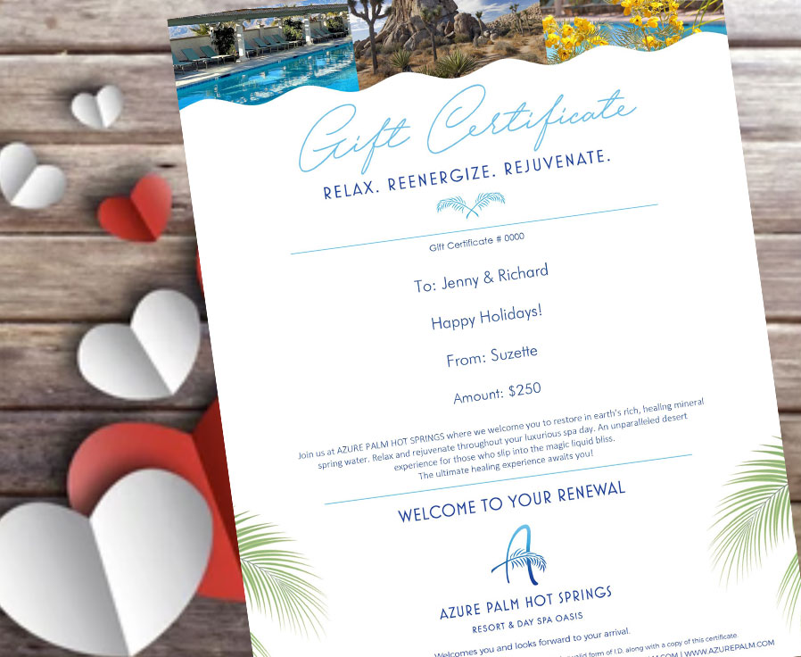 Valentine's Day Gift Certificate